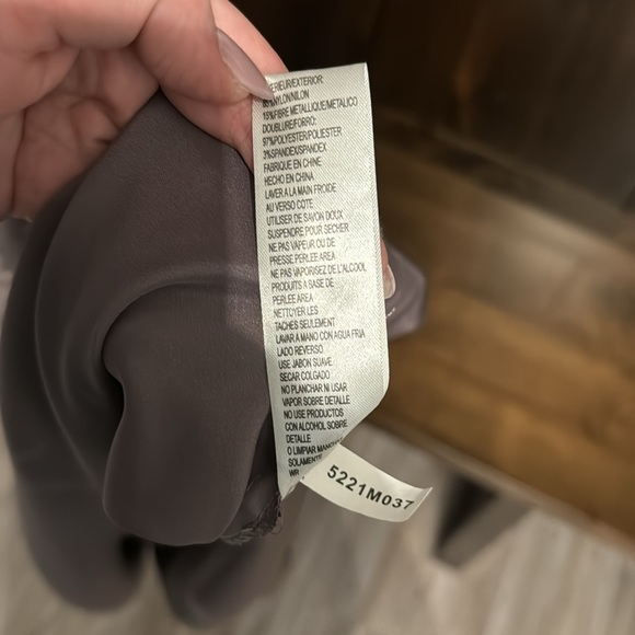 Tahari Full Length Taupe Lace Formal Gown Size 6 - Picture 10 of 10